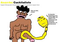 anarcho-capitalism bbc biting_lip black_skin blacked cock dick distorted frown glasses libertarian nigger penis queen_of_spades snake soyjak stubble subvariant:hornyson subvariant:spadeson tattoo tbp text trvthnvke variant:cobson // 648x458 // 38.3KB