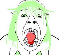 black_souls fairy gaping_mouth green_eyes green_hair leaf_(black_souls) open_mouth tagme_just_tagme_because_i_say_so_ok variant:bernd // 1200x1125 // 288.5KB