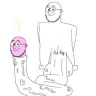 2soyjaks glasses hotdiggedydemon meta:pornographic_content nsfw penis sexy smile soyjak stubble variant:weirdpenis // 3000x3000 // 54.5KB