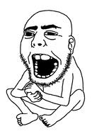 full_body open_mouth soyjak stubble variant:unknown // 640x948 // 20.6KB