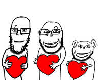 3soyjaks artist:ploot glasses heart stubble variant:gapejak variant:impish_soyak_ears variant:markiplier_soyjak // 761x628 // 61.4KB