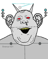 antenna ear electricity nose oil open_mouth red_eyes robot subvariant:impish_alicia text variant:alicia variant:impish_soyak_ears yellow_teeth // 592x720 // 22.4KB