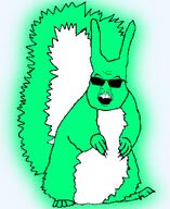animal central_intelligence_agency federal_bureau_of_investigation glasses glowie glowing green_hair series:animaljaks squirrel squirreljak subvariant:feralsquirrel sunglasses variant:feraljak // 680x830 // 91.8KB