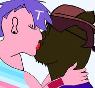 arm ftm jimbo_(namefag) kiss kissing love meta:namefags nigger niko_(oneshot) oneshot piercing pink_skin pooner shitskin soyjak_blog subvariant:flarteyejak terrycrews_(namefag) variant:fisheyejak variant:flartson // 737x688 // 114.0KB