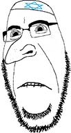biting_lip clothes distorted frown glasses happy_merchant hat judaism kippah soyjak stubble subvariant:hornyson template variant:cobson // 415x772 // 89.9KB