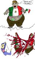 2soyjaks amerimutt anglo angry artist:romanian_schizo aryan badge blue_eyes boil boomer_(left_4_dead) british chara_(undertale) clothes cut dead fat full_body george_floyd glasses gore holding_object holding_sword jump katana left_4_dead_(series) mexican_twink nate open_mouth sans slice sock soyjak special_infected stubble sword undertale united_kingdom valve variant:chugsjak variant:cobson weapon white_skin yellow_hair zombie // 1408x2354 // 414.5KB