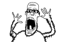 3_fingers arms_up bald dorkus glasses hairy head nose open_mouth planet_sheen stretched_mouth stubble tongue transparent transparent_background variant:dorkusjak variant:unknown wide_mouth // 1006x731 // 27.2KB