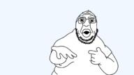big_lips double_chin eyebrows fat hand head obese showing_something stubble surprised sweating sweaty template transparent_background variant:nopejeet wrinkles // 1703x954 // 59.5KB