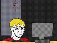 'p clothes ear flag flashbang glasses monitor nate stubble subvariant:doctos variant:soyak yellow_hair // 1440x1080 // 2.0MB