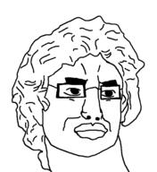 angry chud classical_art_parody closed_mouth david glasses greek_mythology hair michelangelo variant:chudjak variant:unknown // 748x818 // 2.3MB