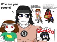 angry anti_anti_soytan anti_soytan belt blood bloodshot_eyes booru.soy dan deformed fist holding_object jake jakparty_soy jartycuck pointing shitskin soytran sproke subvariant:feralrage subvariant:muscular_chud sweating text variant:chudjak variant:feraljak variant:soytan variant:sproketan yellow_teeth // 1847x1343 // 899.5KB