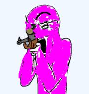BRAPPED_COMMENT_SECTION☣️☣️☣️_DO_NOT_ENTER☣️. eyebrows_up gun quote_(user) slf soyjak soyjaktag tagme_jannycucks tagmenownigger // 242x255 // 20.0KB