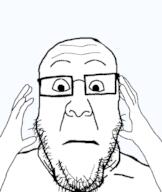 bald closed_mouth glasses hand neutral stubble subvariant:neutralplier subvariant:ppplier transparent_background variant:markiplier_soyjak variant:ppp // 519x616 // 41.3KB