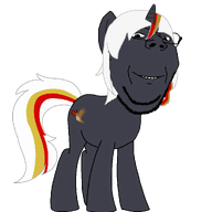 cutie_mark ear fallout fallout_equestria glasses hair horn my_little_pony pony stubble subvariant:wholesome_soyjak tail transparent_background unicorn variant:gapejak // 1000x1000 // 26.6KB