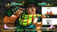 fact_check jojos_bizarre_adventure joseph_joestar smug snop subvariant:doctos variant:chudjak variant:gapejak variant:soyak video_game your_next_line // 640x360 // 372.3KB