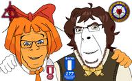 2soyjaks anime anime_female award beard blue_eyes brown_hair christian_reformed_church_in_north_america christianity dutch dutch_reformed female femjak friendship girl glasses looking_at_you luther-chan luther_rose lutheran lutheran_church_missouri_synod martin_luther mymy netherlands no_more_brother_wars ongezellig orange_hair orange_skin protestant united_states variant:cobson variant:feraljak white_skin woman yellow_eyes // 2000x1242 // 865.7KB