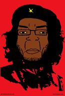 beret brown_skin che_guevara communism cuba fnf_pedo glasses subvariant:chudjak_front subvariant:chudplier variant:chudjak variant:markiplier_soyjak yellow_sclera // 814x1200 // 400.9KB