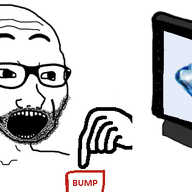 animated arm bump button excited gem glasses hand hands_up open_mouth screen shaking soyjak stubble text variant:excited_soyjak // 700x317 // 88.4KB