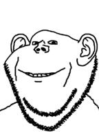 artist:swede ear smile soyjak stubble swede_(artist) teeth template variant:impish_soyak_ears // 598x800 // 78.8KB