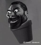 animated flower_pot gigachad grey_skin meta:ai_generated nas:gigachad pot screaming subnas:gigapot // 230x255 // 2.2MB animated flower_pot gigachad grey_skin meta:ai_generated nas:gigachad pot screaming subnas:gigapot // 230x255 // 2.2MB