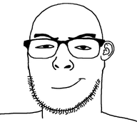 ear eyebrows glasses looking_at_you nose series:fusionjaks smile splice splicejak squinting variant:uncjak variant:weirdpenis // 900x900 // 86.3KB