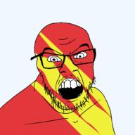 angry county flag flag:østfold glasses hair looking_at_you mustache norway open_mouth soyjak stubble teeth transparent_background variant:feraljak østfold // 1500x1500 // 98.3KB