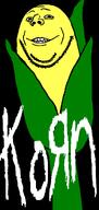 black_background cob corn korn logo metal_(music) plant subvariant:gapealien yellow_skin // 852x1805 // 80.6KB