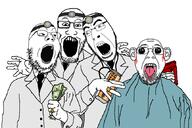 beard doctor ear glasses meds money multiple_soyjaks stubble variant:bernd variant:cobson variant:gapejak variant:markiplier_soyjak // 860x573 // 149.7KB