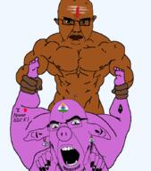 abs arm buff ear earring flag:india foot gay_sex glasses hand hindu hinduism hohol leg meta:pornographic_content muscles mutt nigger pajeet pig pigger piss rape sex slutt soyjak stubble subvariant:chudjak_front subvariant:spadeson tattoo tiny_penis torso urine variant:chudjak variant:cobson // 788x893 // 130.7KB