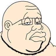 bald closed_mouth fat glasses lips looking_at_you stubble variant:fatbert white_skin // 500x496 // 77.1KB