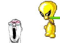 alien animated closed_eyes ear glasses open_mouth probe soyjak stretched_mouth stubble variant:reaction_soyjak video // 200x144, 7.2s // 23.1KB