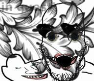 brimstone bull female meta:tagme open_mouth petra poopson stubble variant:markiplier_soyjak video wasp // 400x342, 16.3s // 3.5MB