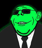 central_intelligence_agency dark federal_bureau_of_investigation glasses glowing green_skin night shades subvariant:gapealien trend:glowie variant:gapejak // 718x832 // 107.4KB