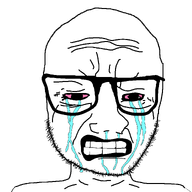 classic crying template transparent_background variant:baldbert wojak // 2000x2000 // 74.4KB