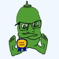 artist:sanriowabag award condiment green_eyes green_skin pickle sauce subvariant:condiment variant:feraljak // 448x448 // 9.4KB
