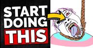 arrow banner bloodshot_eyes crying dead flag glasses hanging looksmax mustache open_mouth purple_hair rope text thumbnail tongue tranny variant:bernd // 689x355 // 223.0KB
