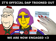 dap_chhuon(user) flag:morocco flag:russia flag:transgender_pride_flag hand hello_my_name_is_(sticker) irl love married meta:namefags moor moorish morocco morostein_(user) nails photo ring russia sissy smile subvariant:chuzjak subvariant:wholesome_soyjak track_suit tranny trans_rights transheart troon variant:gapejak variant:kuzjak white_skin yellow_skin // 1601x1177 // 1.2MB
