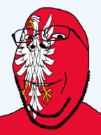 animal bird country eagle flag flag:masovian glasses looking_at_you masovian poland smile soyjak stubble subvariant:wholesome_soyjak teeth transparent_background variant:gapejak voivodeship // 600x800 // 119.4KB