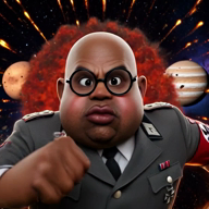 ai_but_not_completely_ai_doe anti_communism black_skin blush character:hunky cuba_gets_destroyed earth god_tier_hunky jupiter mars meta:ai_generated nazism nigger niggerbabble nusoi powerful space subvariant:hunky_twink_sex_machine variant:alicia yellow_hair // 560x560, 6s // 4.1MB