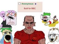 4chan amerimutt anime brown_skin built_for coomer crying glasses hair hand mcdonalds muscular_male open_mouth pissbaby soyjak stubble subvariant:muscular_chud tantrum urine variant:chudjak variant:soyak yotsoyba // 1920x1440 // 876.3KB