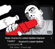 3kliksphillip ear shading soy soyjak soylent straw stubble sucking traced variant:unknown wide_eyes youtube youtuber // 426x383 // 77.0KB