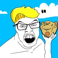 haminations hand variant:feraljak variant:impish_soyak_ears yellow_hair // 512x512 // 9.3KB