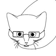 Variant:kittyjak animal cat cute glasses kitten // 1280x1280 // 25.8KB