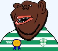 award banner bantu brown_skin clothes daring_club_motema_pembe dark_skin dcmp democratic_republic_of_congo ear football gooned_award gooned_to_holden_roberto gooner green_stripes hair hand handshake head holden_roberto jersey kinshasa leaf linafoot lips macron_(brand) meta:tagme motema_pembe mutt open_mouth red_star soccer soccer_ball soyjak stripes stubble subvariant:impish_amerimutt teeth text transparent transparent_background variant:impish_soyak_ears white_text // 867x775 // 52.7KB