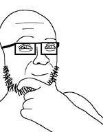 eyebrows smile smug soyjak stubble variant:ideajak // 558x716 // 26.3KB