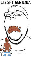 2soyjaks angry argentina bbc blood bloodshot_eyes brown_skin closed_eyes closed_mouth ear eating flag:argentina glasses hand holding_object its_over nsfw penis queen_of_spades small_penis soyjak spade stubble subvariant:chudjak_front subvariant:obsessedchud subvariant:wholesome_soyjak text variant:chudjak variant:gapejak // 600x1053 // 186.8KB