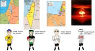 1920 1947 1948 4soyjaks beard brown_hair buff christianity cross egypt facial_hair flag:palestine hair hamas islam israel jesus jewish_nose jordan judaism kike lebanon mediterrenean mushroom_cloud nuclear palestine saudi_arabia star_of_david subvariant:chudjak_front subvariant:unbotheredchud syria variant:chudjak white_skin yellow_hair // 1550x831 // 936.8KB