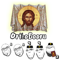 5soyjaks bible chi_rho christianity closed_mouth clothes cross eastern_orthodox face glasses greek_text hair halo hat holy_mandylion long_hair looking_at_you napkin number orthodox orthodox_church orthodox_cross orthodoxy priest religion smile soyjak stubble subvariant:orthodoxson subvariant:wholesome_soyjak transparent_background user=korg variant:cobson variant:gapejak wholesome // 1000x1000 // 655.3KB