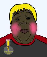 all_soyteens_look_like_this anti_sharty blond blush brown_skin eyelashes fat hair i_need_a_spaking medal nate nate_higger's_distant_cousin_(cape_rrackers) nusoicaca shartycuck shitskin soycuck subvariant:hunky_twink_sex_machine variant:alicia yellow_hair // 592x720 // 157.9KB