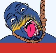 ack dead flag flag:murmansk_oblast glasses hair hanging murmansk_oblast oblast open_mouth rope russia skin soyjak stubble suicide teeth tongue transparent transparent_background variant:bernd white yellow_teeth // 768x719 // 102.8KB